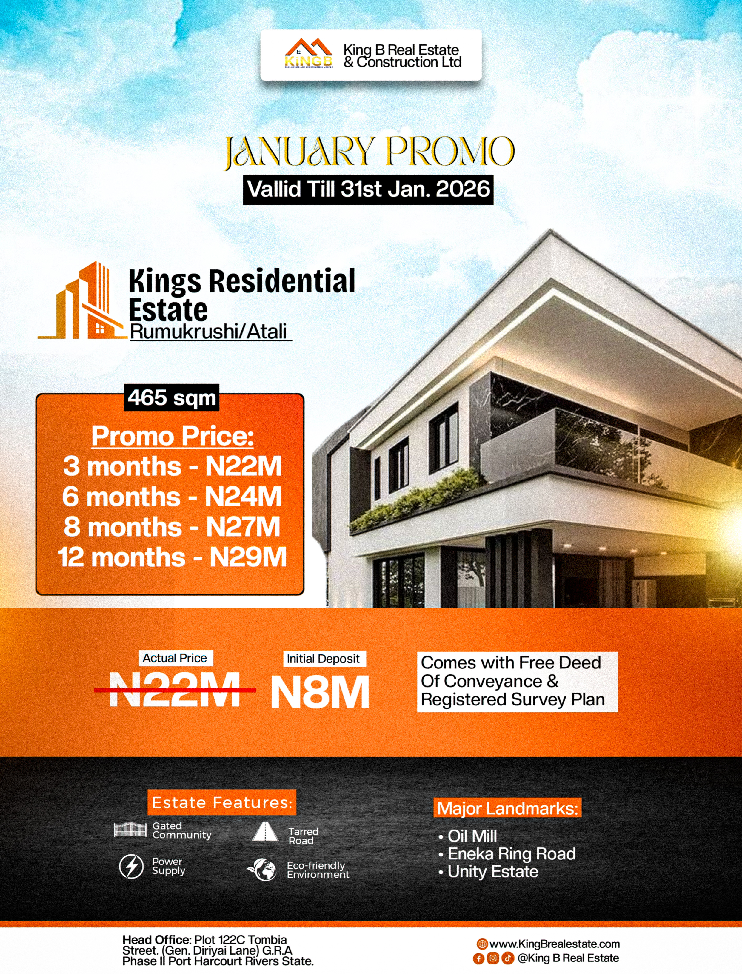 JANUARY PROMO