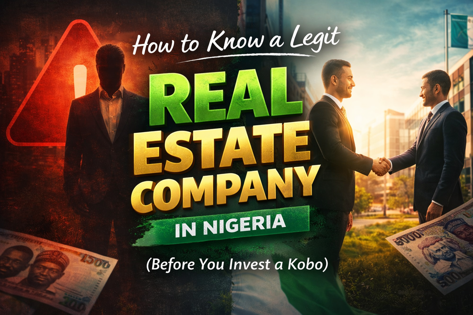 HOW TO KNOW A LEGIT REAL ESTATE COMPANY