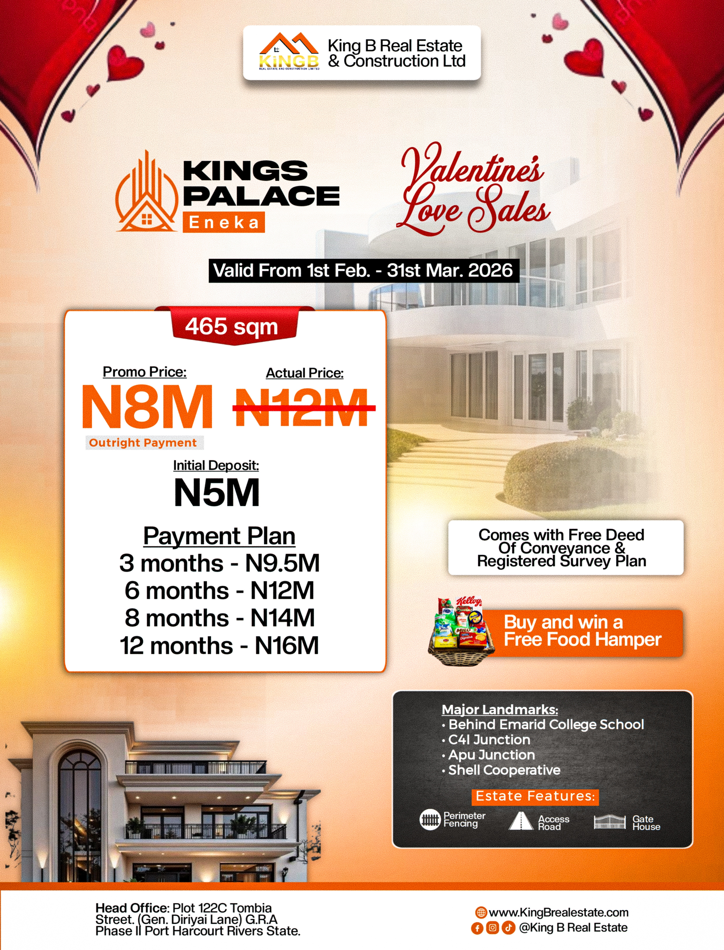 Valentines Love Sales At Kings Palace, Eneka