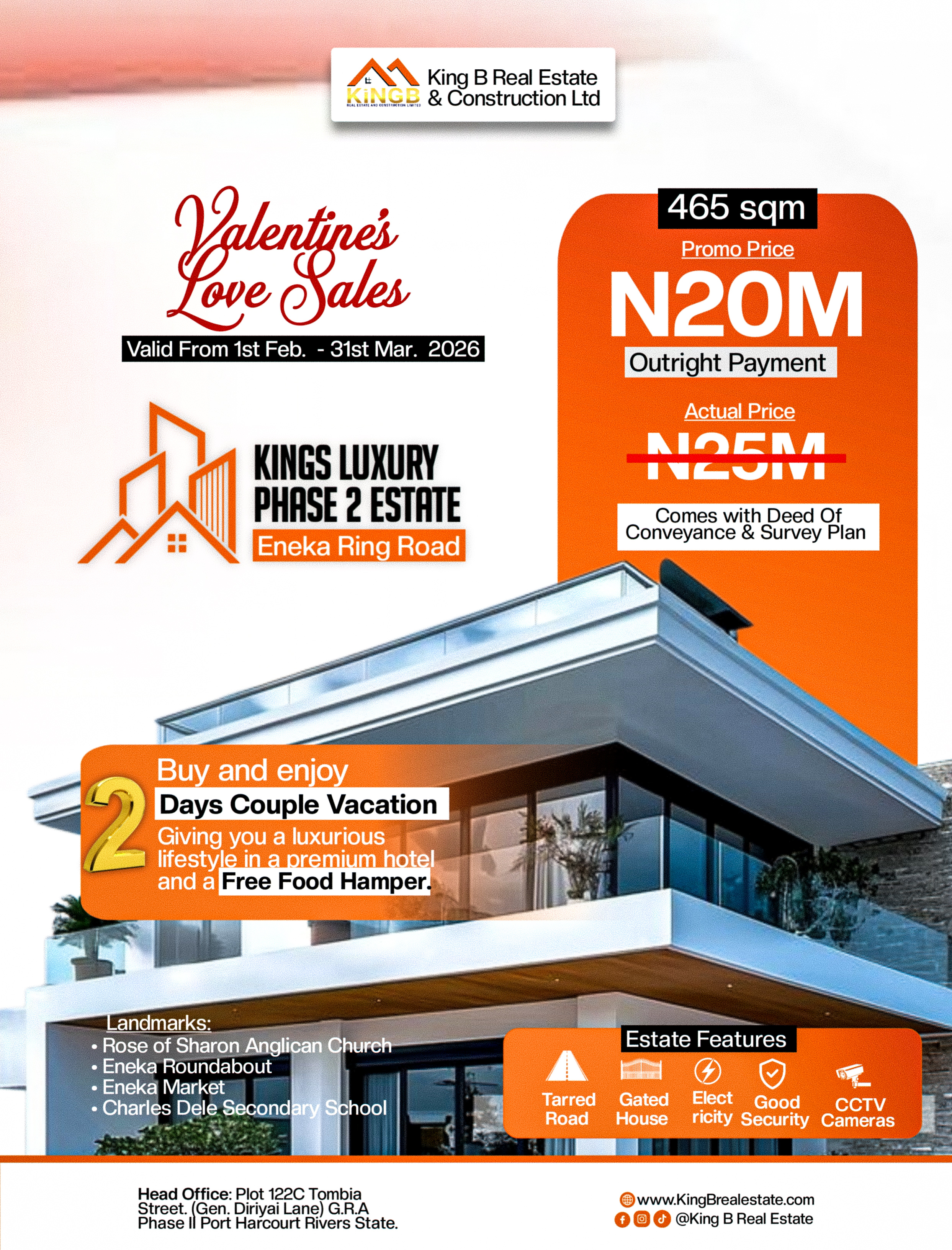 Valentines Promo on Kings Luxury