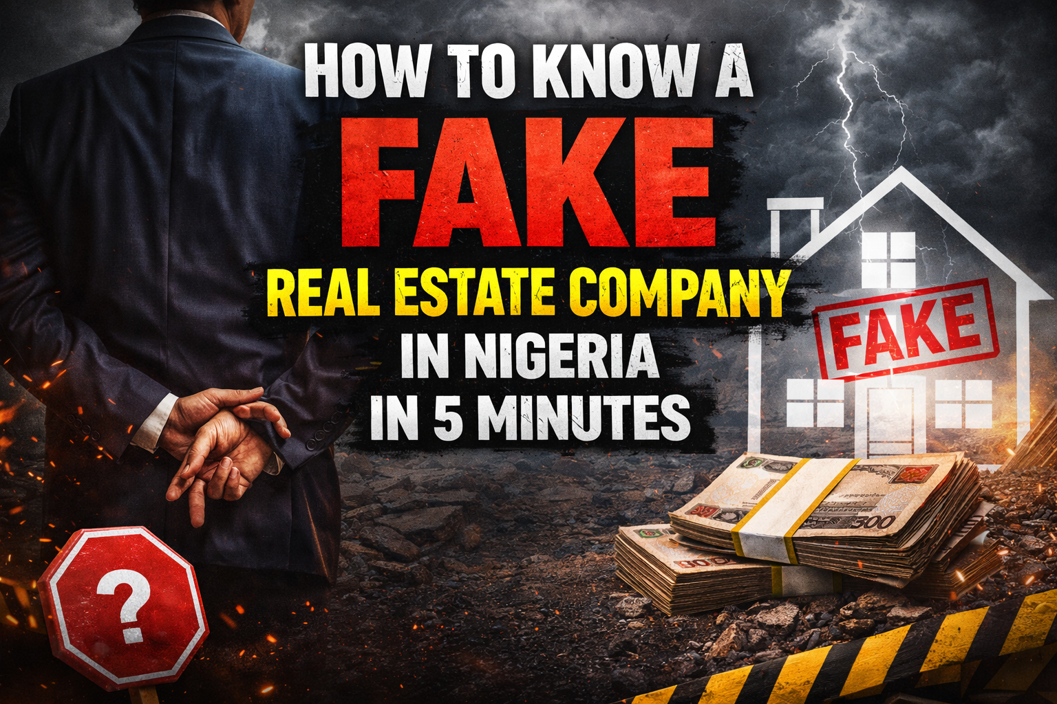How to Know a Fake Real Estate Company in Nigeria in 5 Minutes